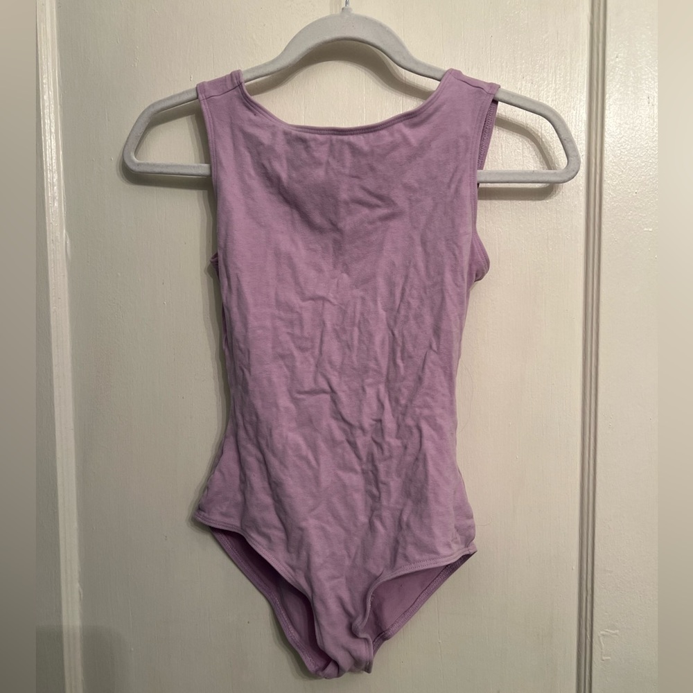 lilac colored ballet leotard